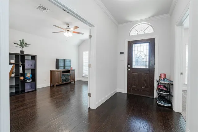 a view of a furniture and wooden floor