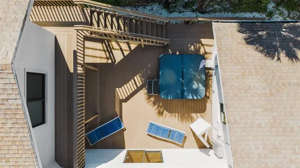 a view of roof deck
