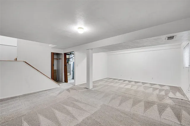 a view of an empty room