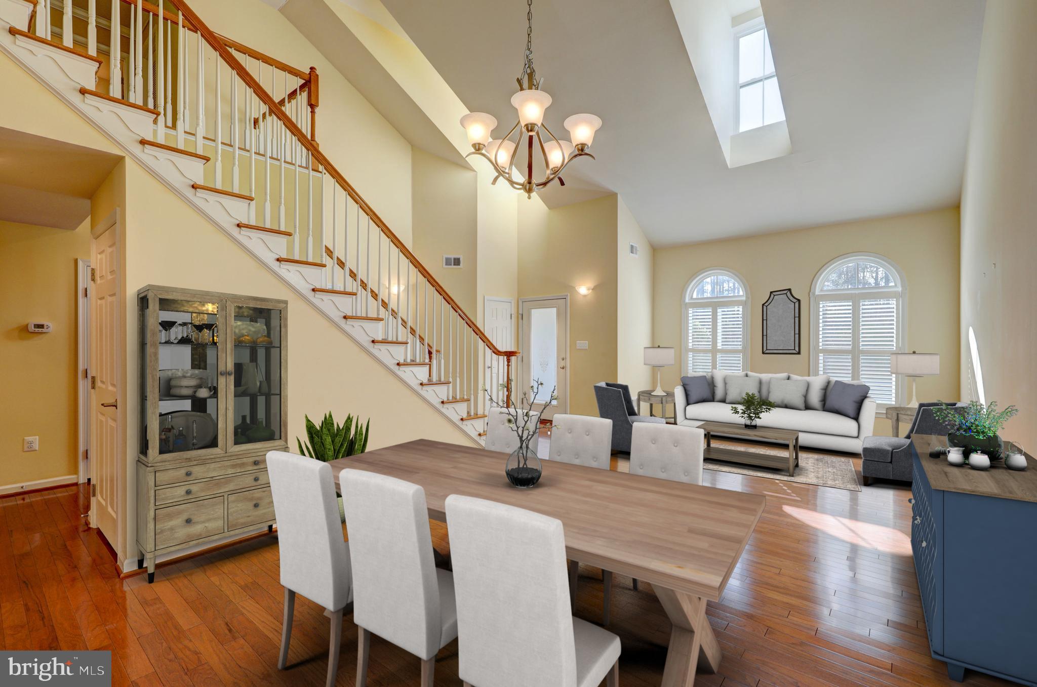 36383 Junco Road, Unit 213C Ocean View, DE 19970 - Photo 2 of 54 VIRTUAL STAGING IMAGE of Dining Room & Living Room