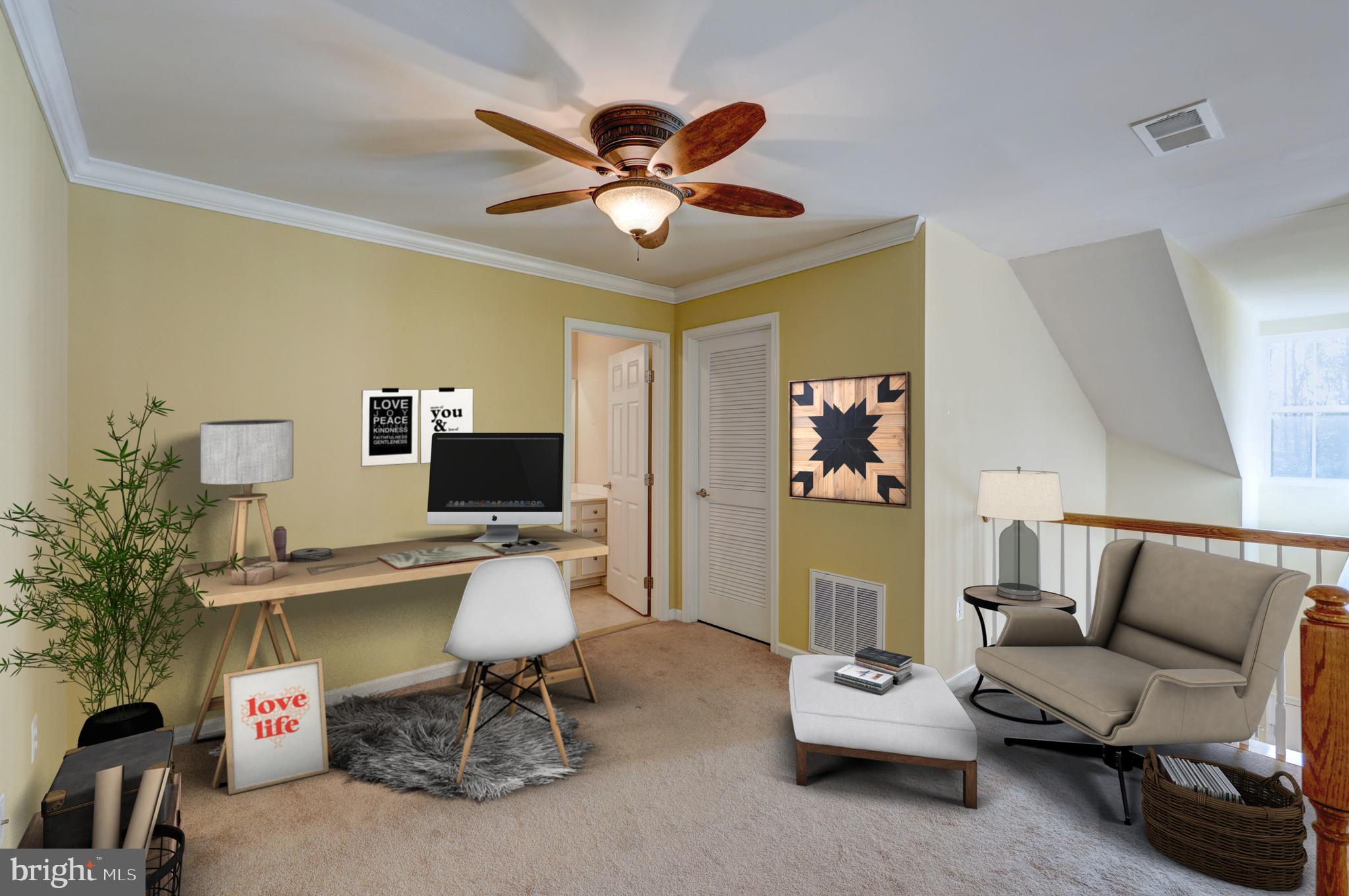 36383 Junco Road, Unit 213C Ocean View, DE 19970 - Photo 6 of 54 VIRTUAL STAGING IMAGE of the Upstairs Loft Area