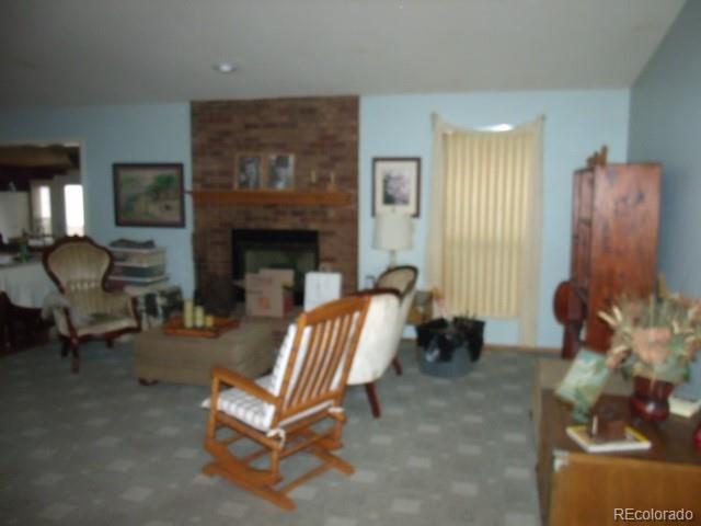 2372 Haskell Way Watkins, CO 80137 - Photo 9 of 17 a living room with furniture and a fireplace