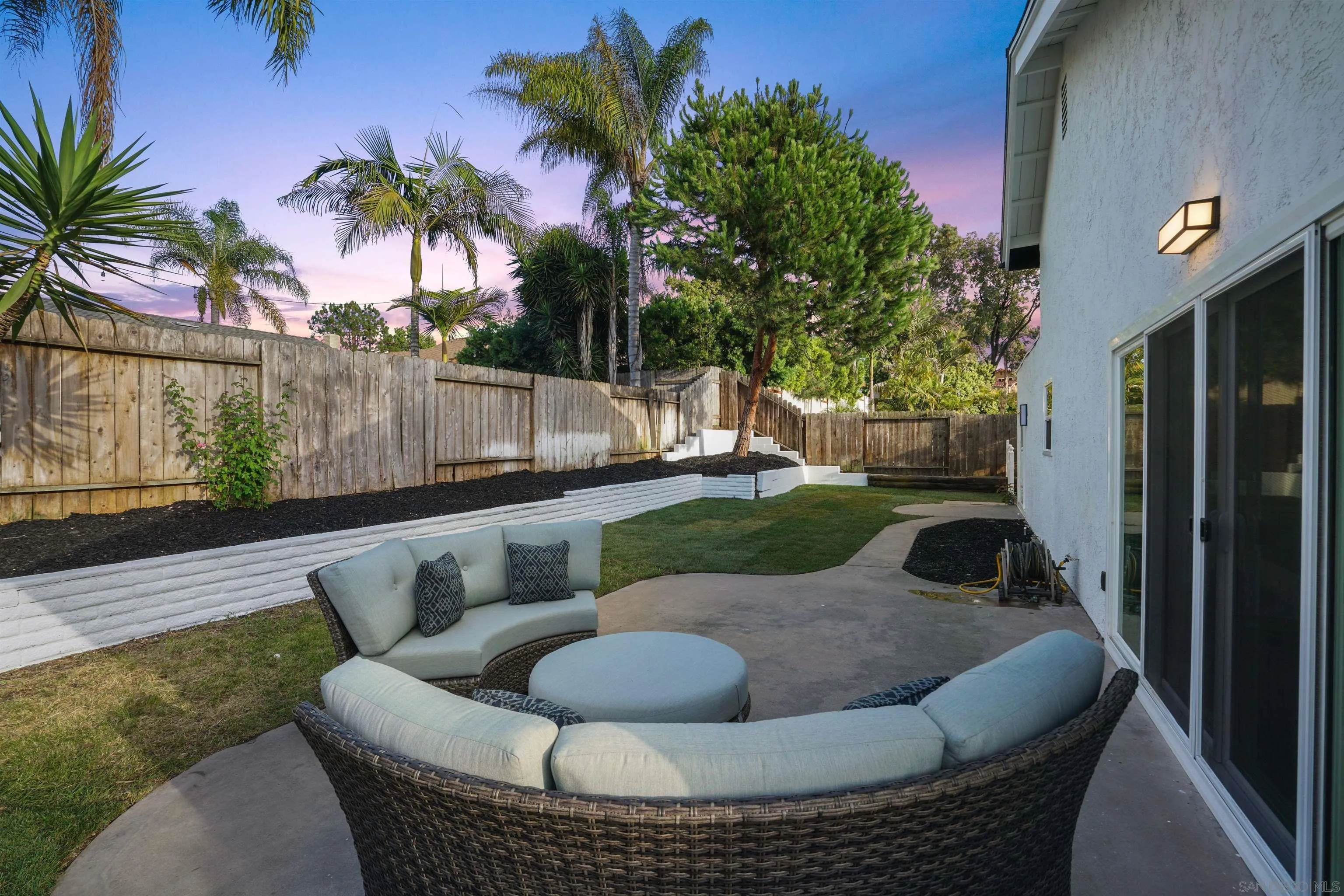 113 Solace Court Encinitas, CA 92024 - Photo 29 of 38 a view of backyard with seating space