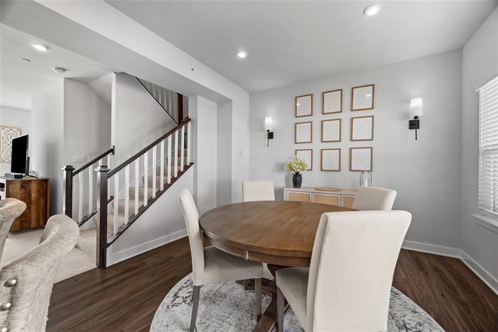 309 Helenium Drive Mars, PA 16046 - Photo 12 of 37 The dining area opens to the family room. A door leads to the back deck.