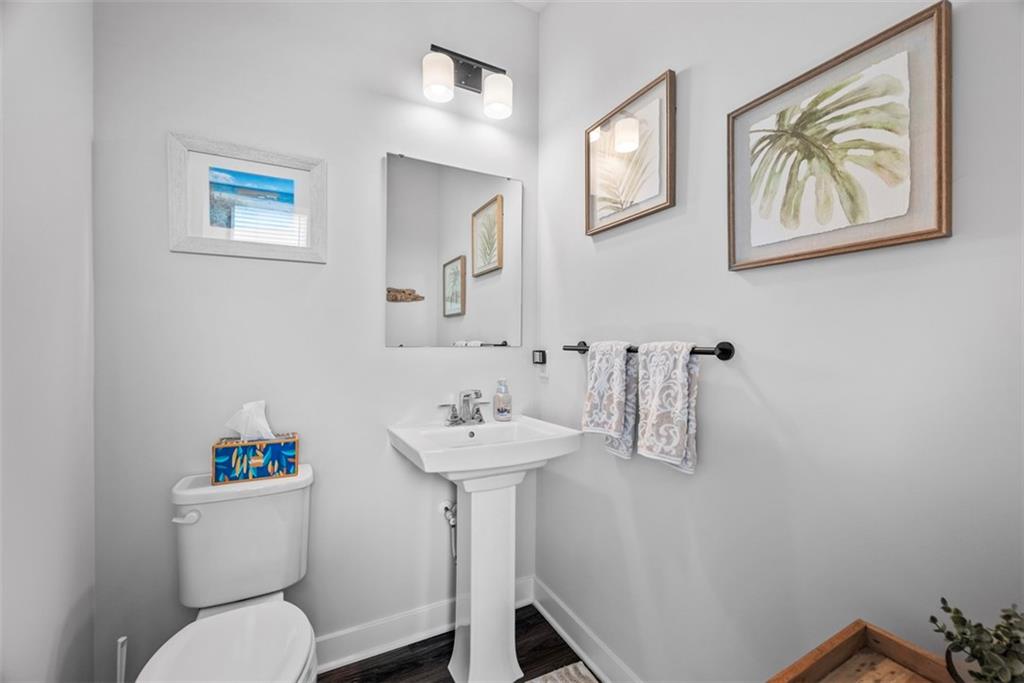 309 Helenium Drive Mars, PA 16046 - Photo 15 of 37 A powder room sits privately off of the office space on the main level.