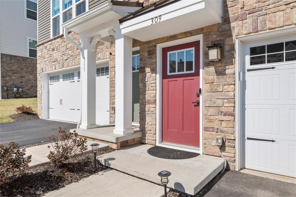 309 Helenium Drive Mars, PA 16046 - Photo 2 of 37 A small portico provides coverage for your packages and guests from the elements.