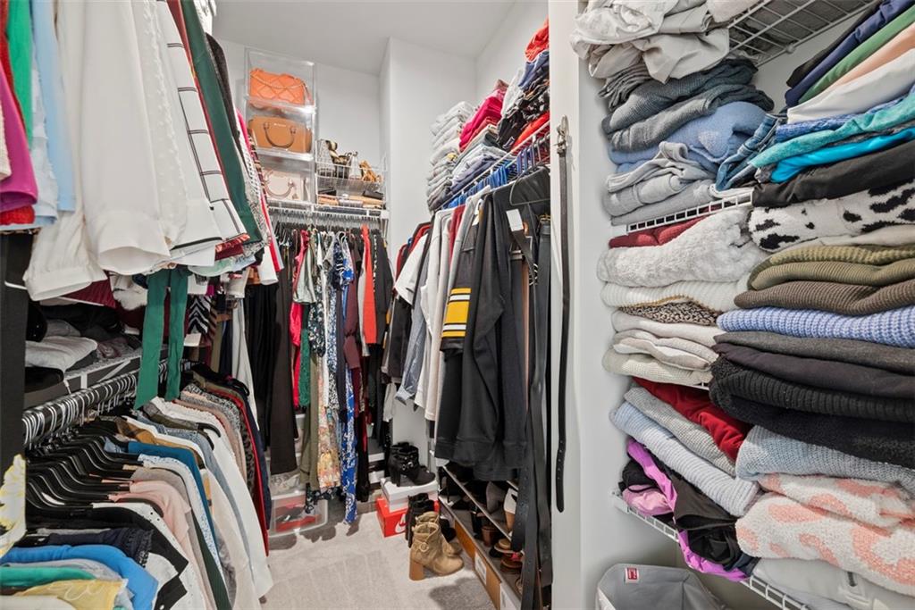 309 Helenium Drive Mars, PA 16046 - Photo 24 of 37 A large master closet has an abundance of space for his and her clothes, shoes, purses and more.
