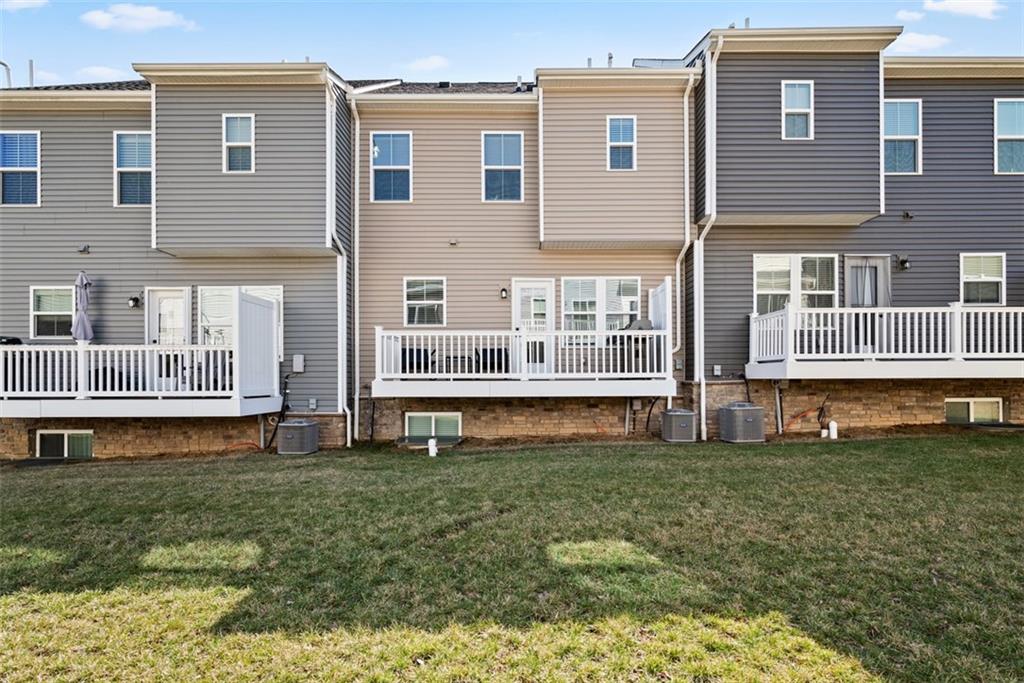 309 Helenium Drive Mars, PA 16046 - Photo 32 of 37 The composite deck also enjoys privacy vinyl fencing and the bump out in the owners ensuite gives more space for the dual vanities.