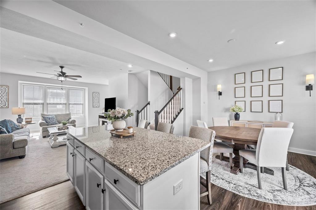 309 Helenium Drive Mars, PA 16046 - Photo 4 of 37 Enjoy a bright open layout on the main level as the kitchen and family room flow eloquently between the two spaces.