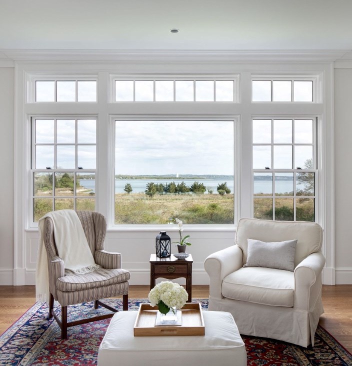 415 Poppasquash Road Bristol, RI 02809 - Photo 9 of 50 Living room overlooking peaceful Usher Cove