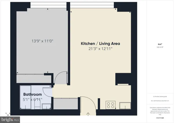 $1,550 | 2101-17 Chestnut Street, Unit 1711, Philadelphia, PA 19103