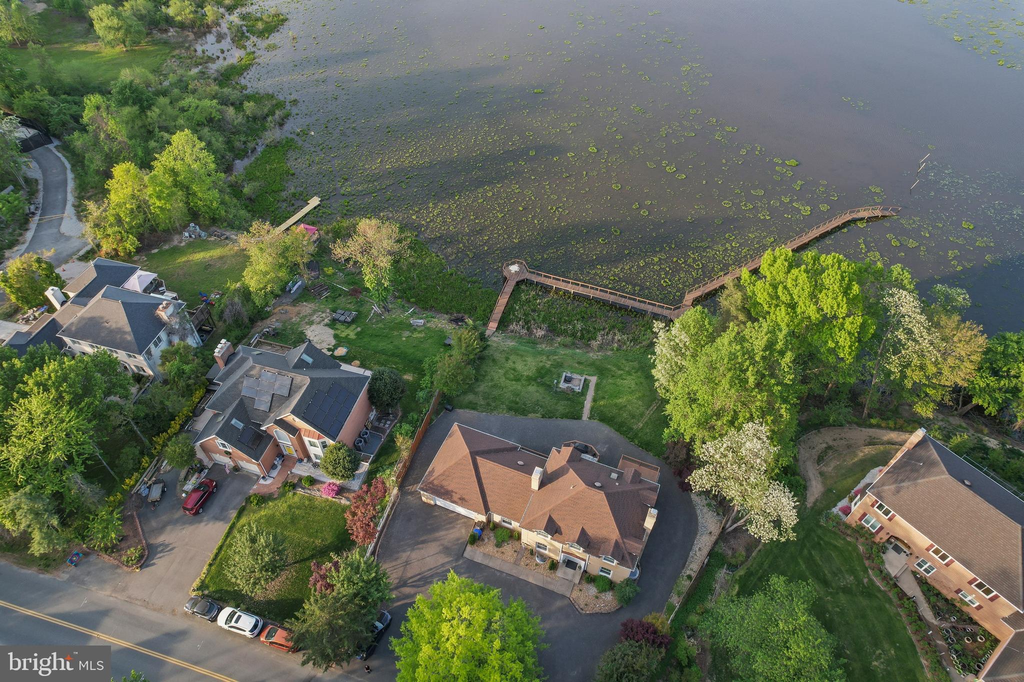 18505 Cabin Road Triangle, VA 22172 - Photo 2 of 40 an aerial view of a house with a yard