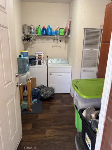 a room with storage and utility