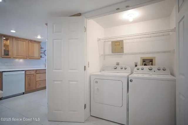 a view of car parked in garage
