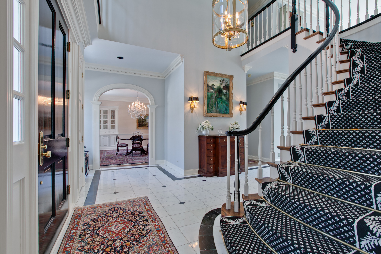 191 North Mayflower Road Lake Forest, IL 60045 - Photo 18 of 36 a view of entryway and hall with wooden floor