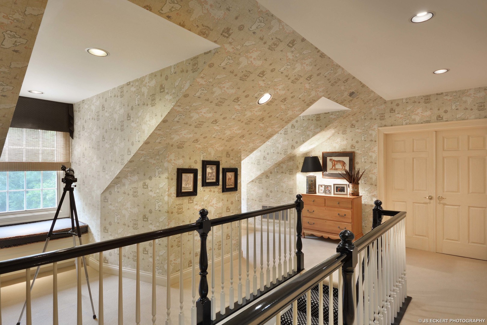 191 North Mayflower Road Lake Forest, IL 60045 - Photo 26 of 36 a view of staircase with lots of wooden floor