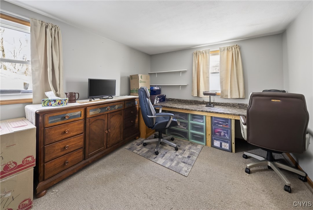 507 County Rte 12 Schroeppel, NY 13132 - Photo 23 of 50 Bedroom #2- used as an office/flex space. Bench w