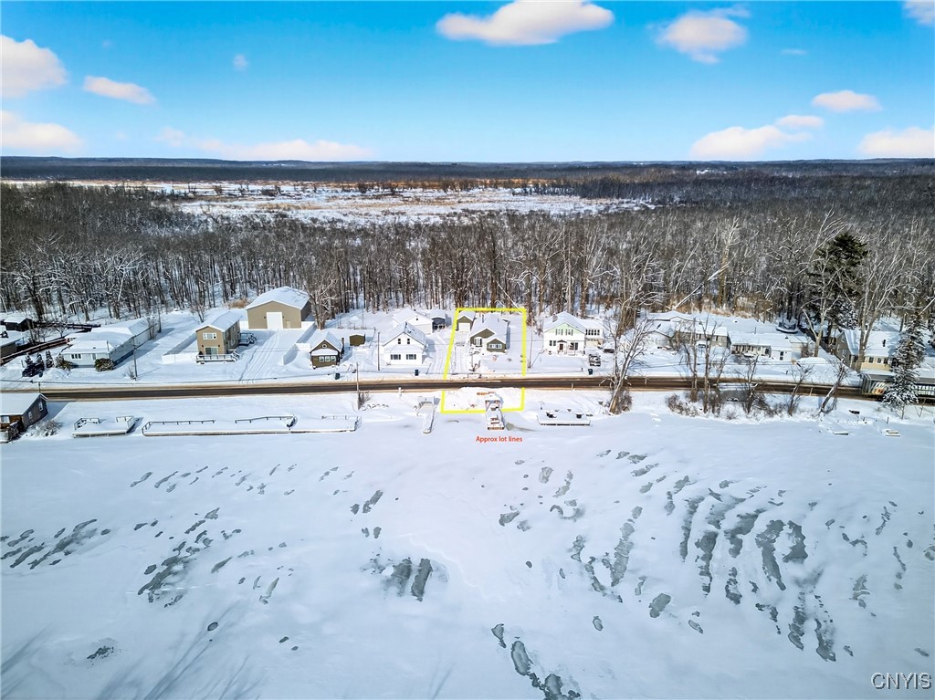 507 County Rte 12 Schroeppel, NY 13132 - Photo 3 of 50 River front- Birds eye view *lines are approx.