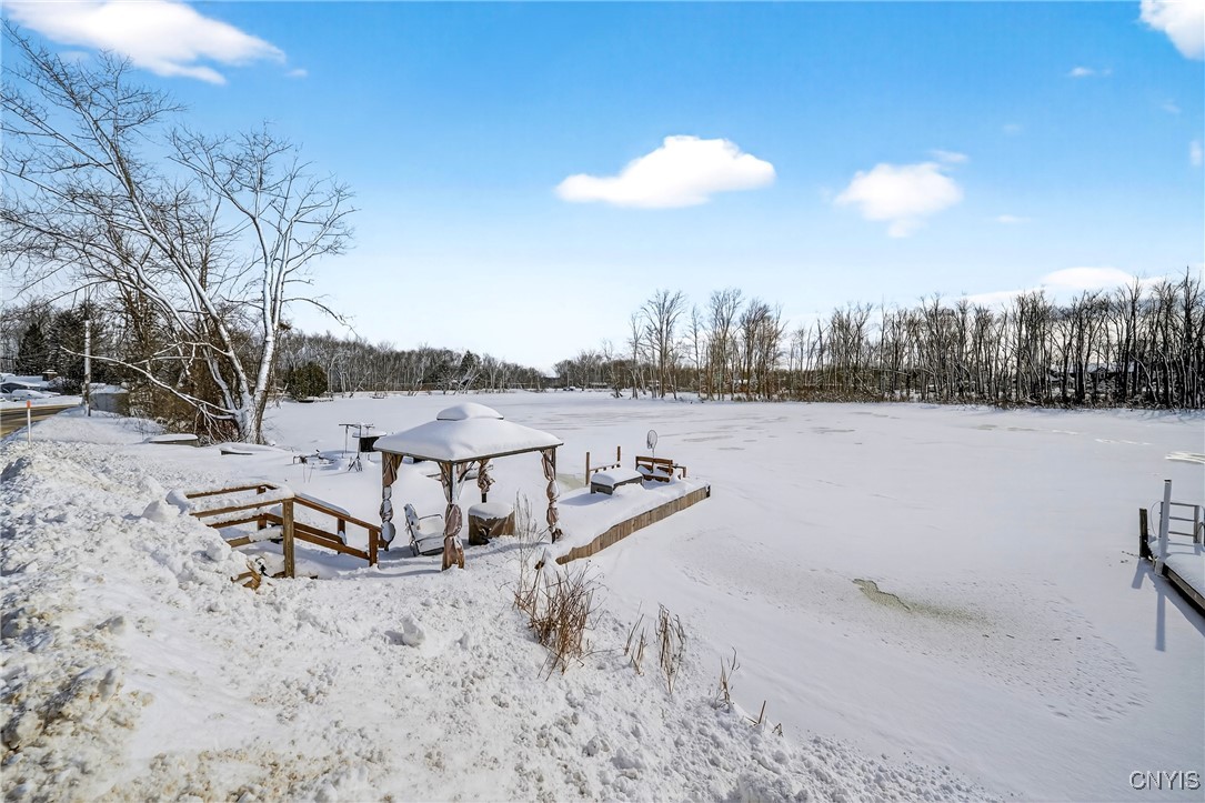 507 County Rte 12 Schroeppel, NY 13132 - Photo 45 of 50 Brand new dock with gazebo and a bench for fishing