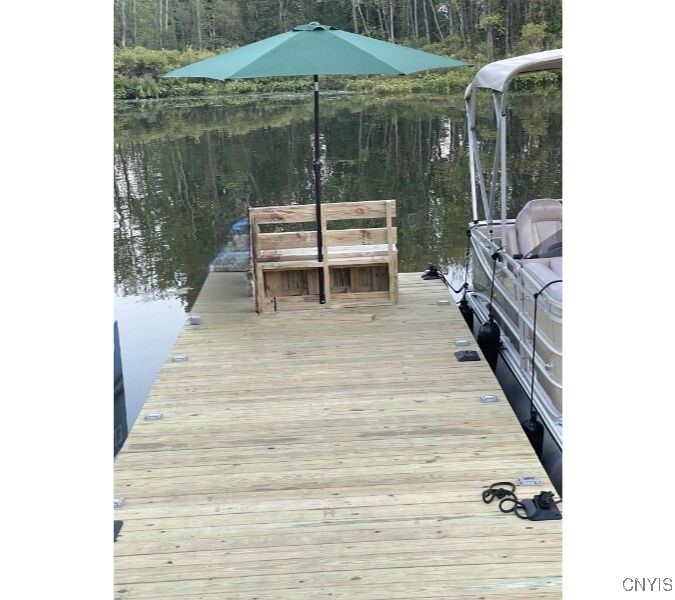 507 County Rte 12 Schroeppel, NY 13132 - Photo 48 of 50 Dock with a bench- perfect for fishing!