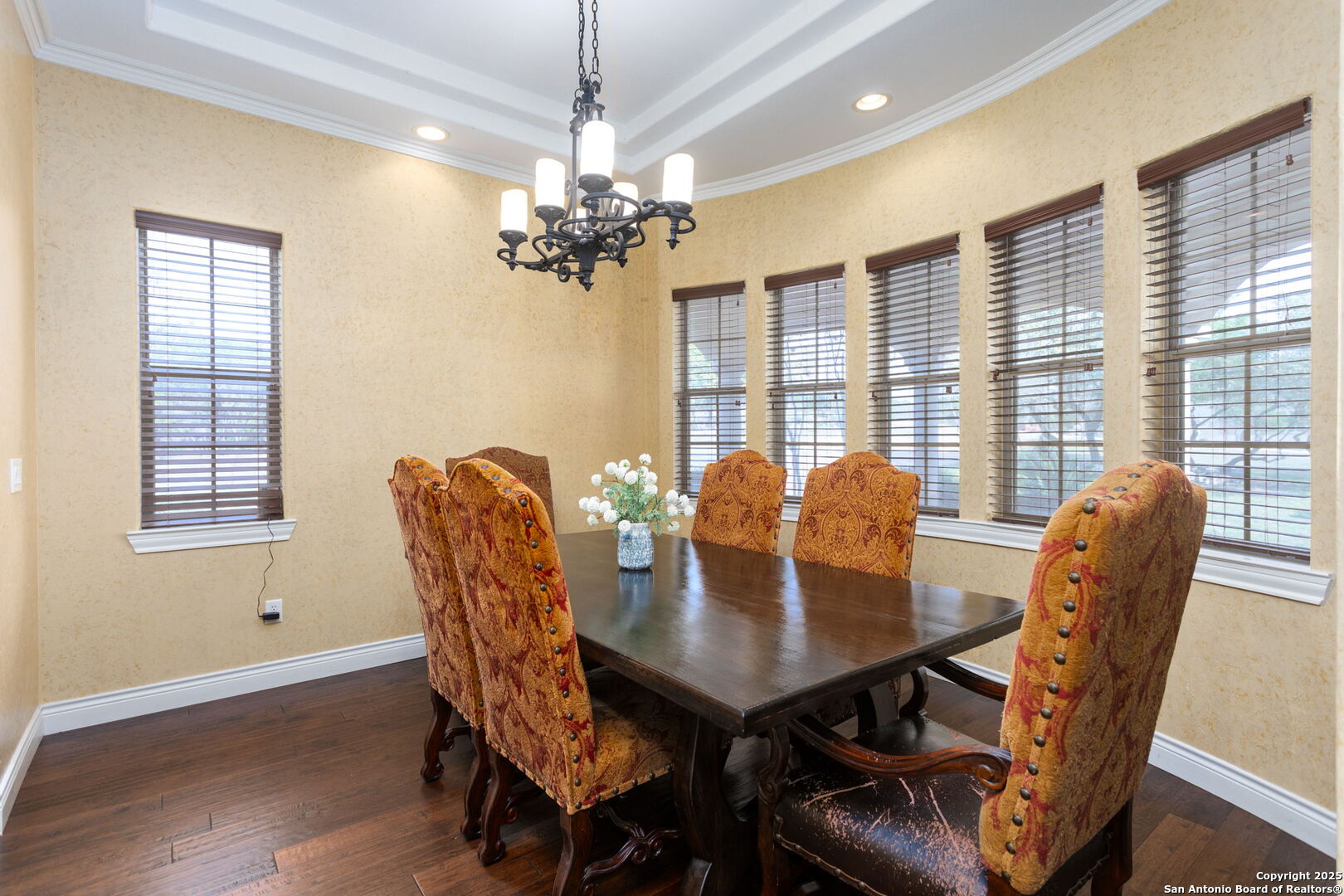 192 County Road 2812 Mico, TX 78056 - Photo 17 of 47 a view of a dining room with furniture window and outside view