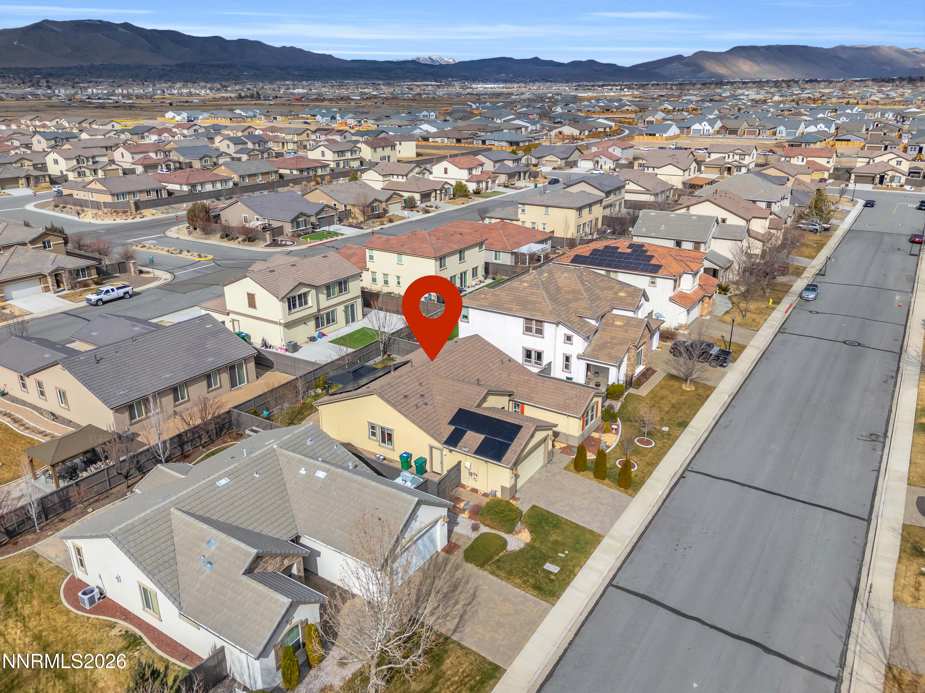 7119 Coldwater Street Sparks, NV 89436 - Photo 3 of 45 an aerial view of a city with lots of residential buildings