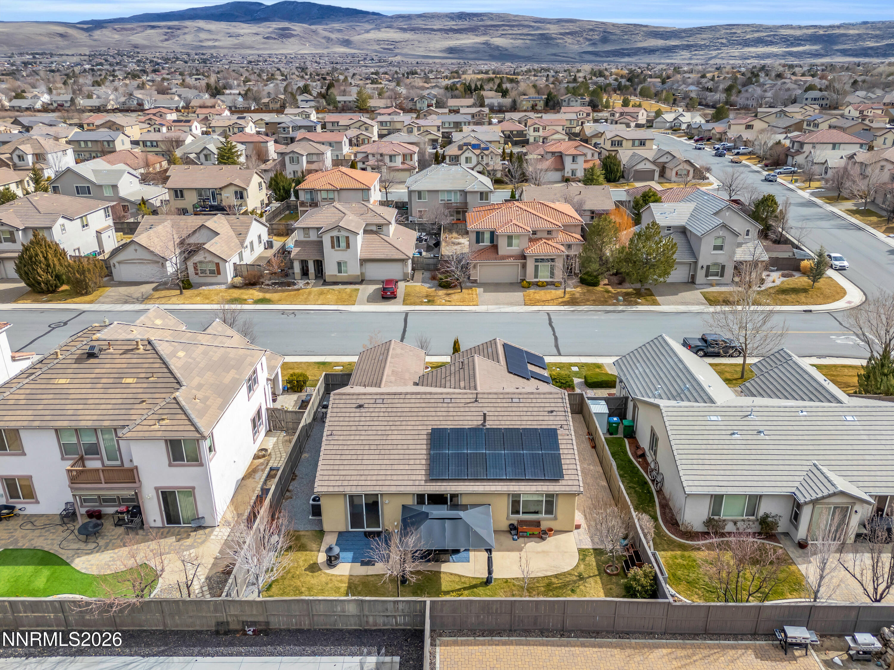 7119 Coldwater Street Sparks, NV 89436 - Photo 8 of 45 an aerial view of residential houses with outdoor space