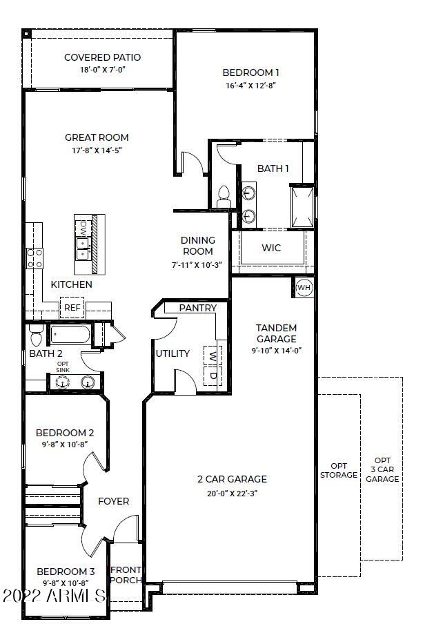 24115 West Ripple Road Buckeye, AZ 85326 - Photo 37 of 37 Dove Floor Plan