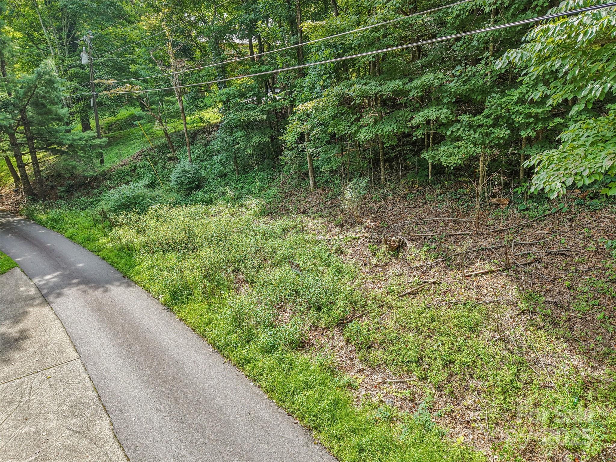 309 Nottingham Road Maggie Valley, NC 28751 - Photo 5 of 17 a backyard of a house with lots of green space and lake view