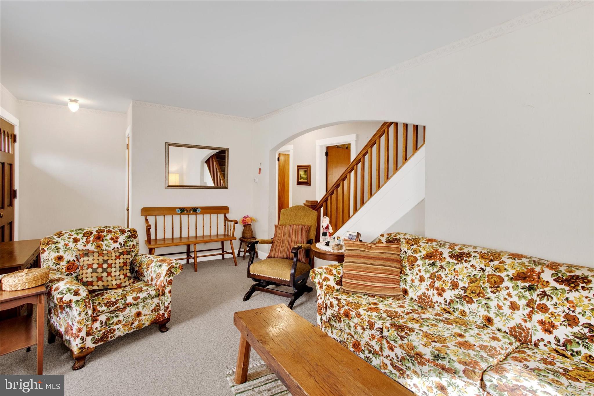 317 Oley Furnace Road Fleetwood, PA 19522 - Photo 8 of 43 a bedroom with furniture and stairs