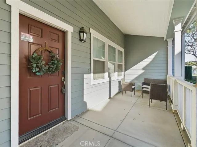 a view of an entryway with a door
