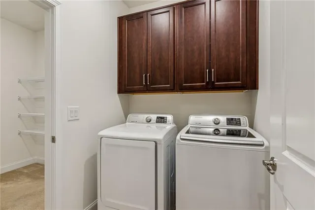 a room with storage and utility