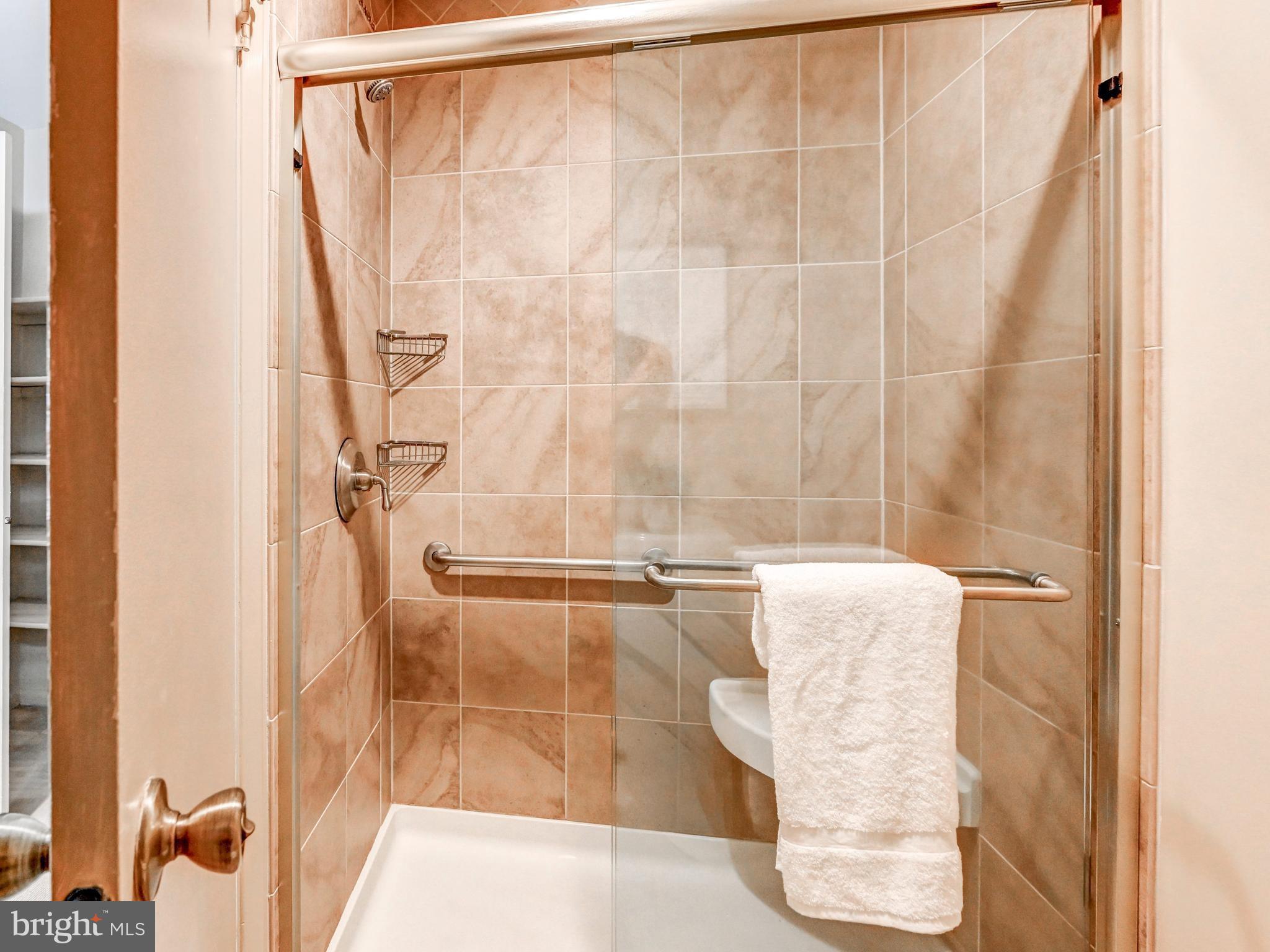 17 Pacers Lane, Unit F Pikesville, MD 21208 - Photo 19 of 24 Primary Bath Shower