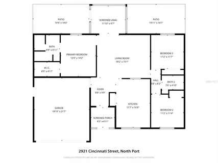 $239,900 | 2921 Cincinnati Street, North Port, FL 34286