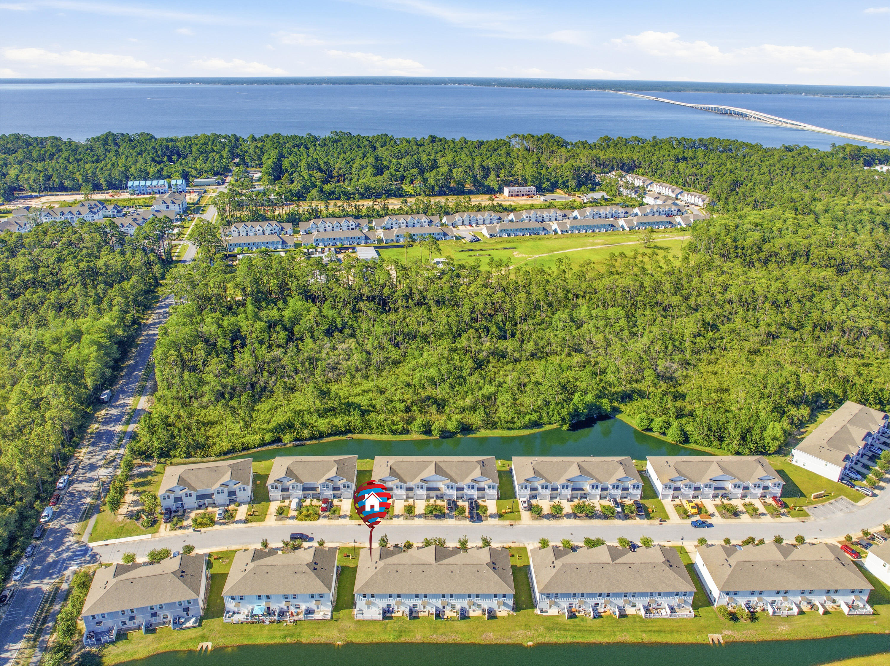 64 Crossing Lane, Unit F Santa Rosa Beach, FL 32459 - Photo 43 of 43 Aerial View