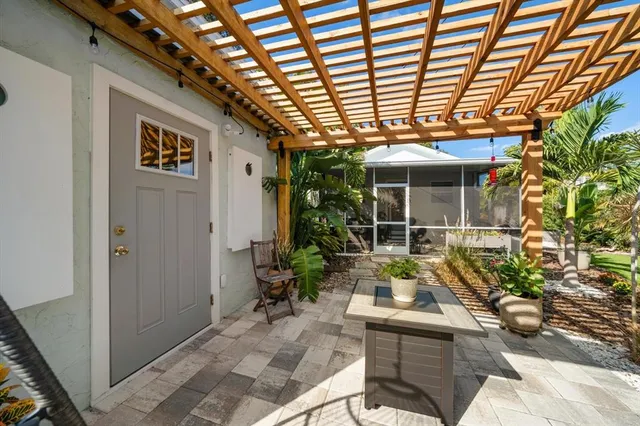 a house view with a sitting space