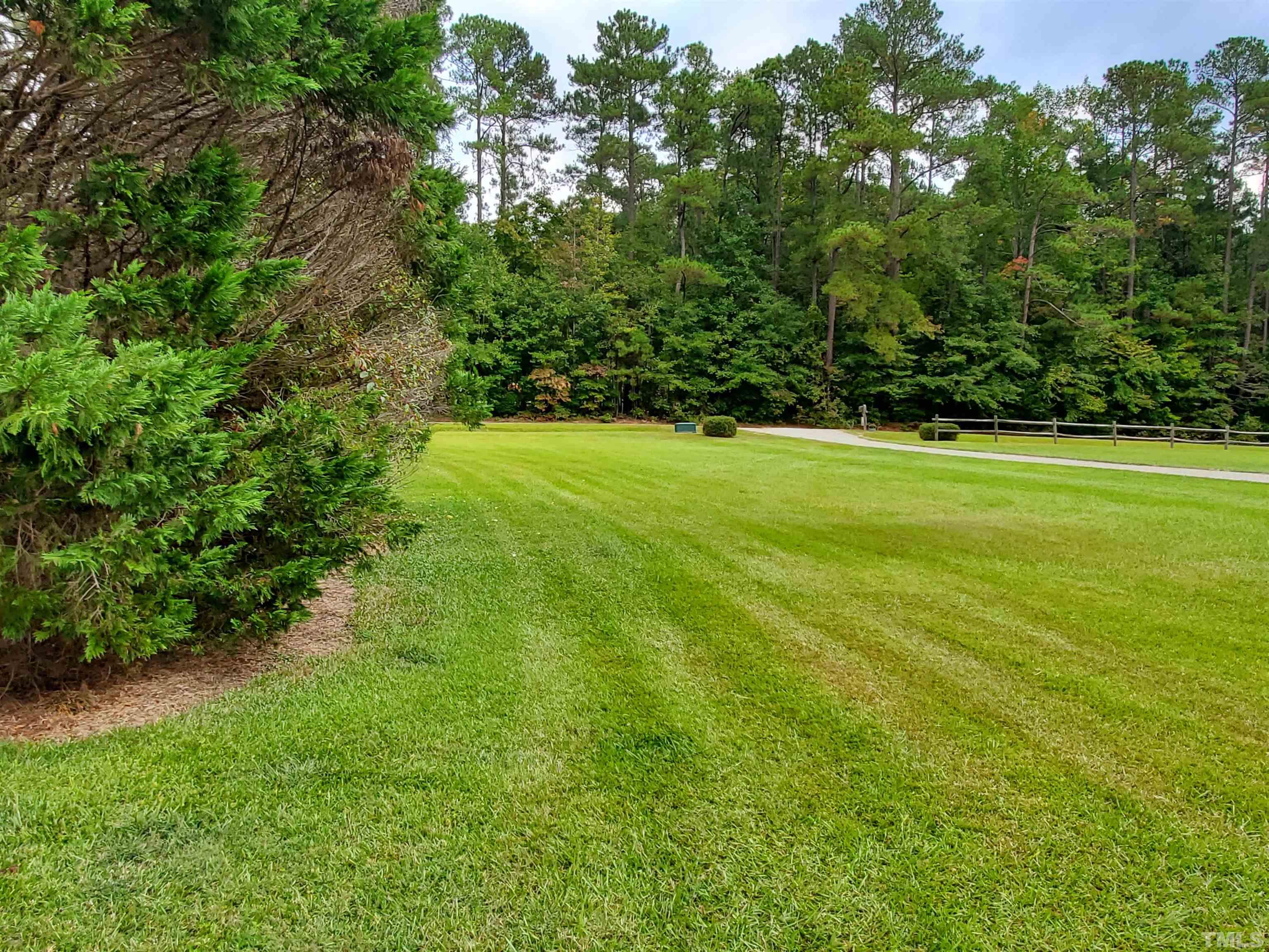 200 Landmark Road Willow Spring, NC 27592 - Photo 5 of 25 a view of a green field with lots of bushes