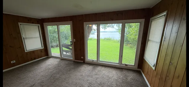 a view of room with front door