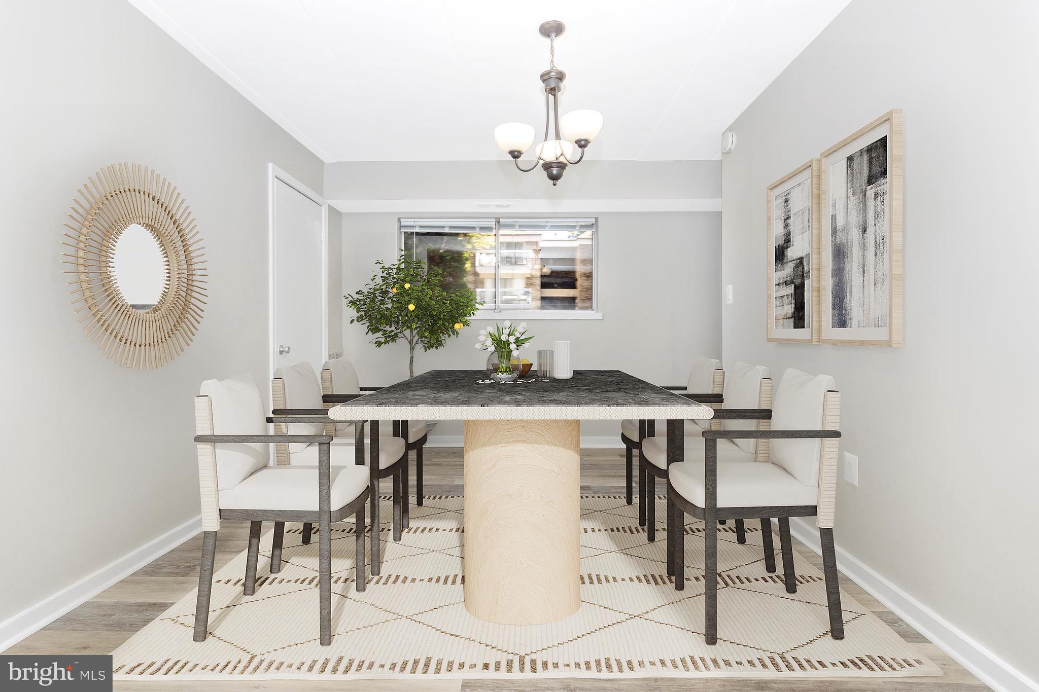 3342 Hewitt Avenue, Unit 31B Silver Spring, MD 20906 - Photo 11 of 71 Dining Room Virtually Staged