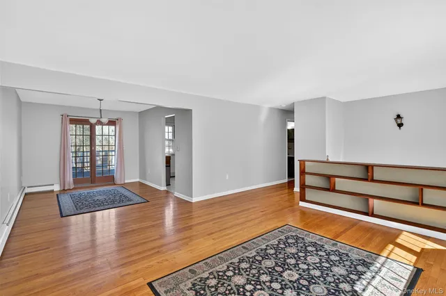 a very nice looking room with a large window