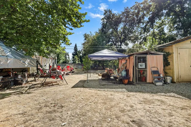 a view of a outdoor space with patio