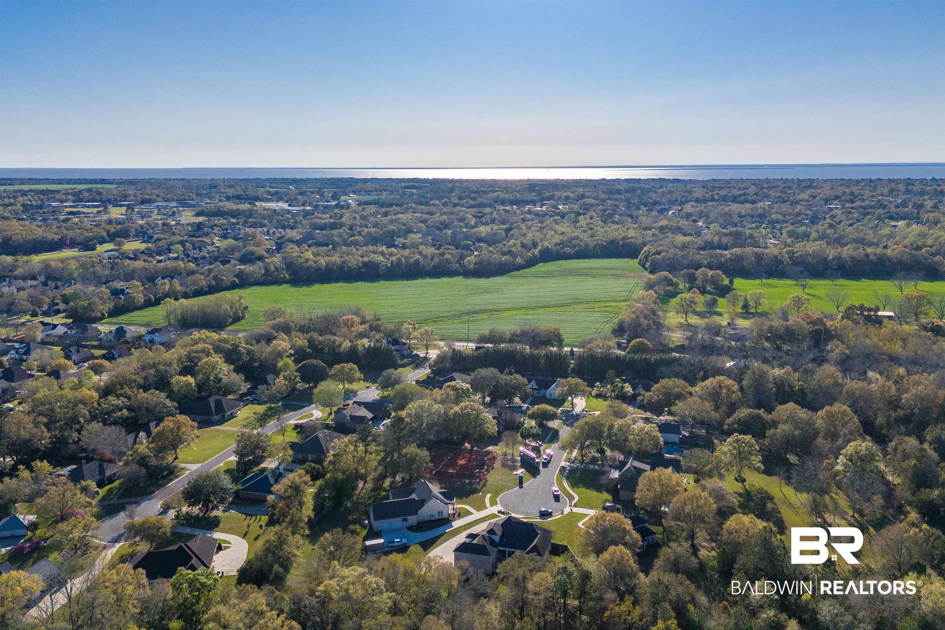 9144 Harvest Ridge Fairhope, AL 36532 - Photo 56 of 58 Aerial view with a water view