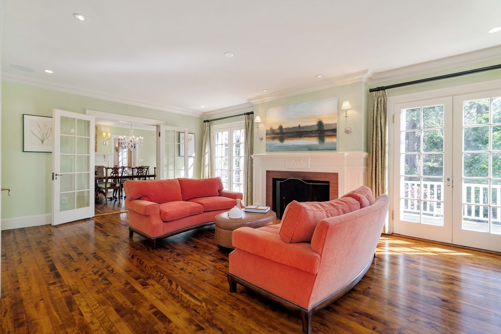 10 Rangeley Road Winchester, MA 01890 - Photo 7 of 42 a living room with furniture and a fireplace