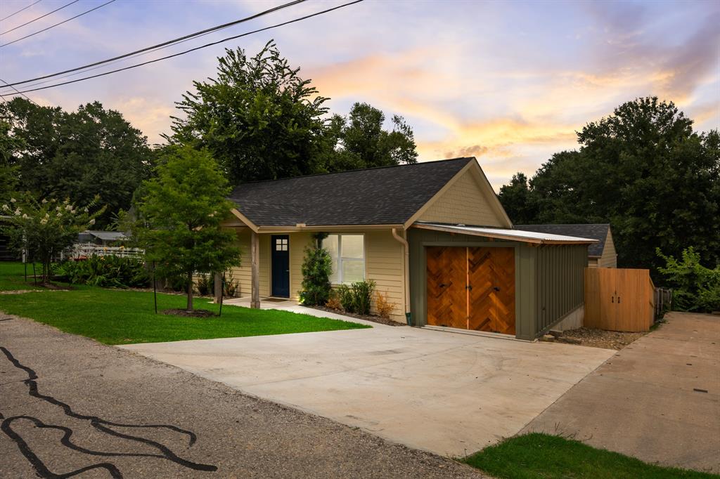 114 Ricky Road Gun Barrel City, TX 75156 - Photo 4 of 18 Contemporary single-story residence featuring light-colored siding and a dark shingle roof