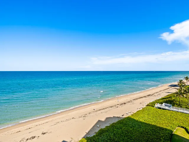 a view of an ocean beach