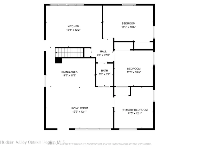 a view of a balcony with entryway