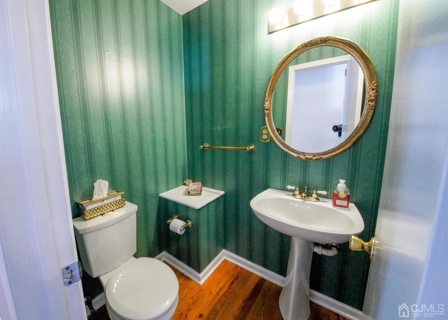 7 Markus Drive Kendall Park, NJ 08824 - Photo 33 of 47 a bathroom with a sink a toilet and a mirror