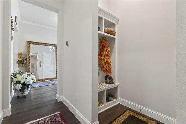 a view of kitchen and utility room
