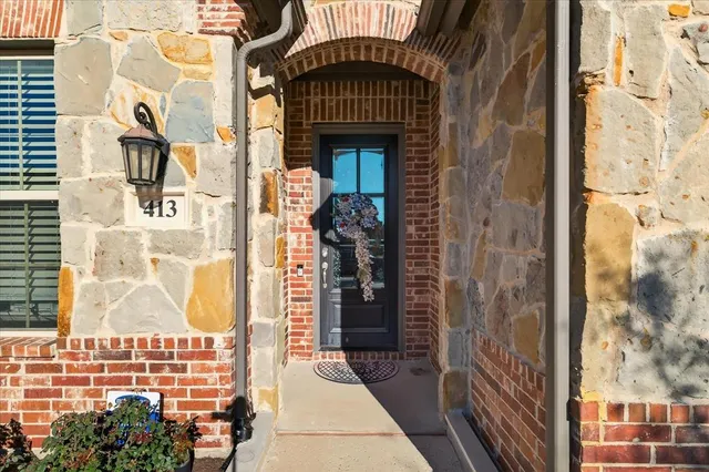 a view of a door with a door