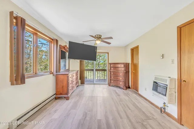 a view of a livingroom with a flat screen tv